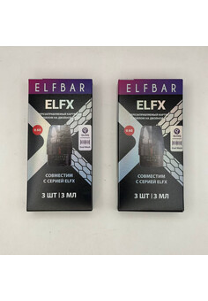 Картридж Elfbar ELFX Dual Mesh 3ml 3 шт, изображение 1