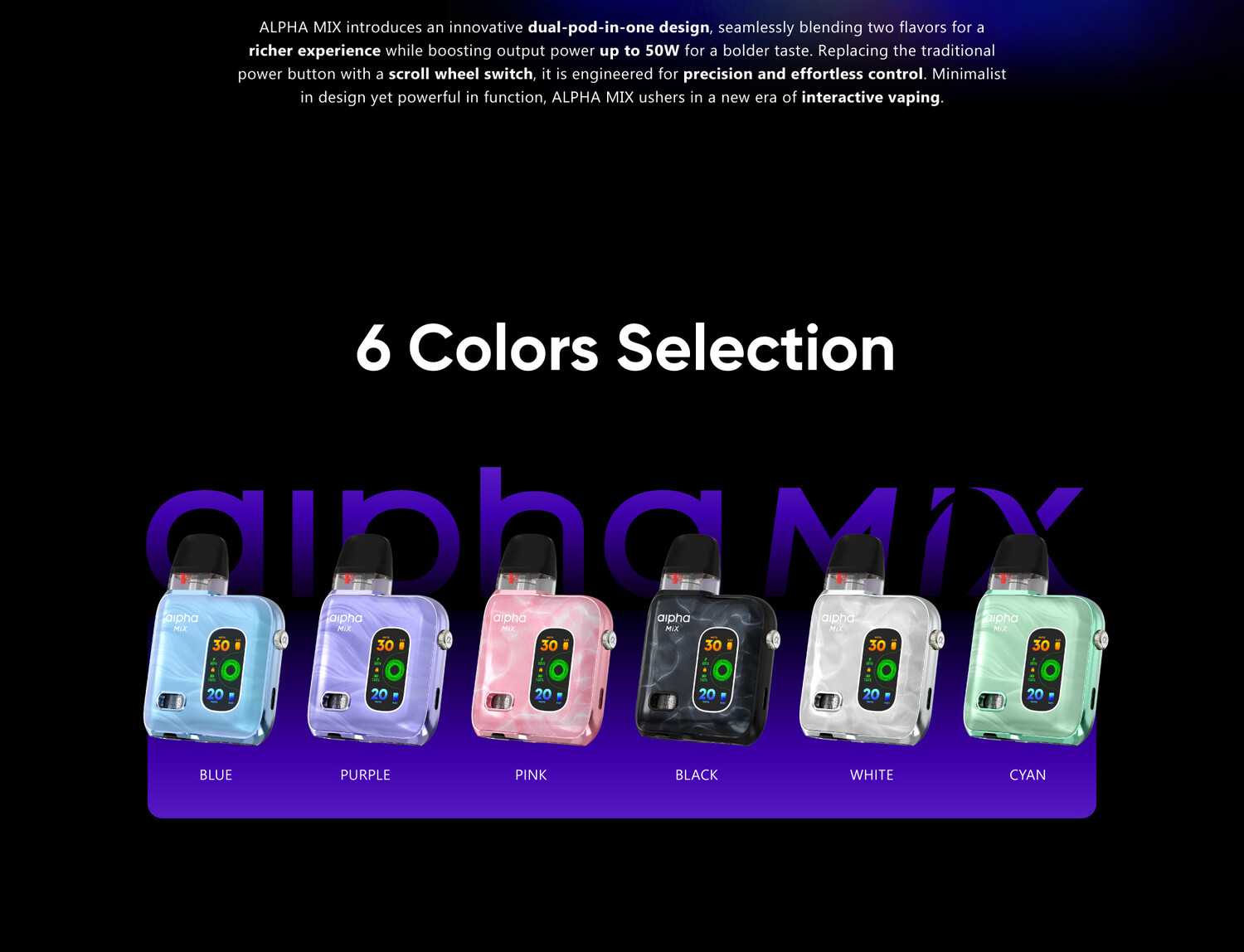 Кликните для увеличения изображения SMOK Alpha Mix Pod Kit, изображение 2