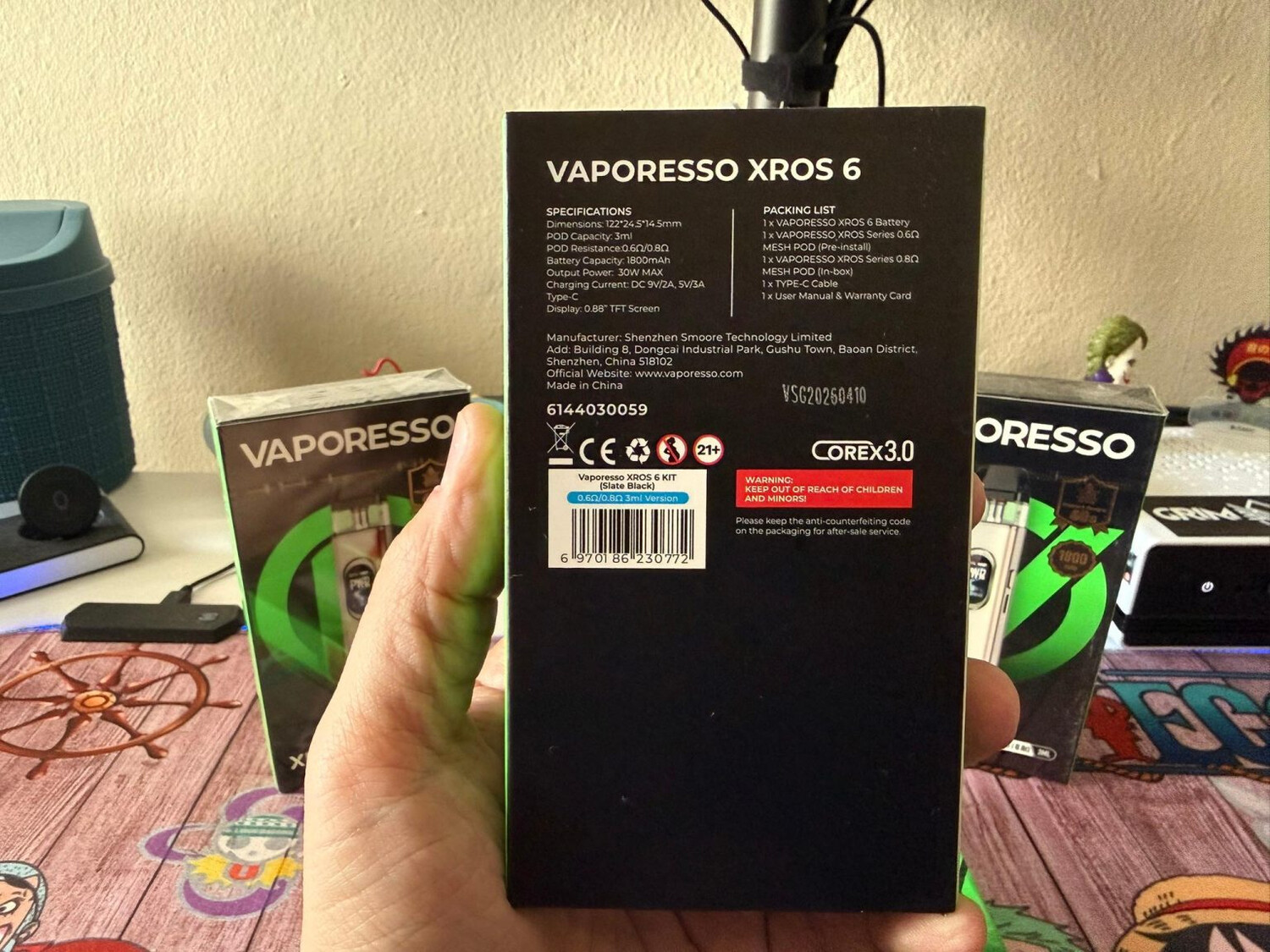 Кликните для увеличения изображения Vaporesso XROS 6, изображение 3